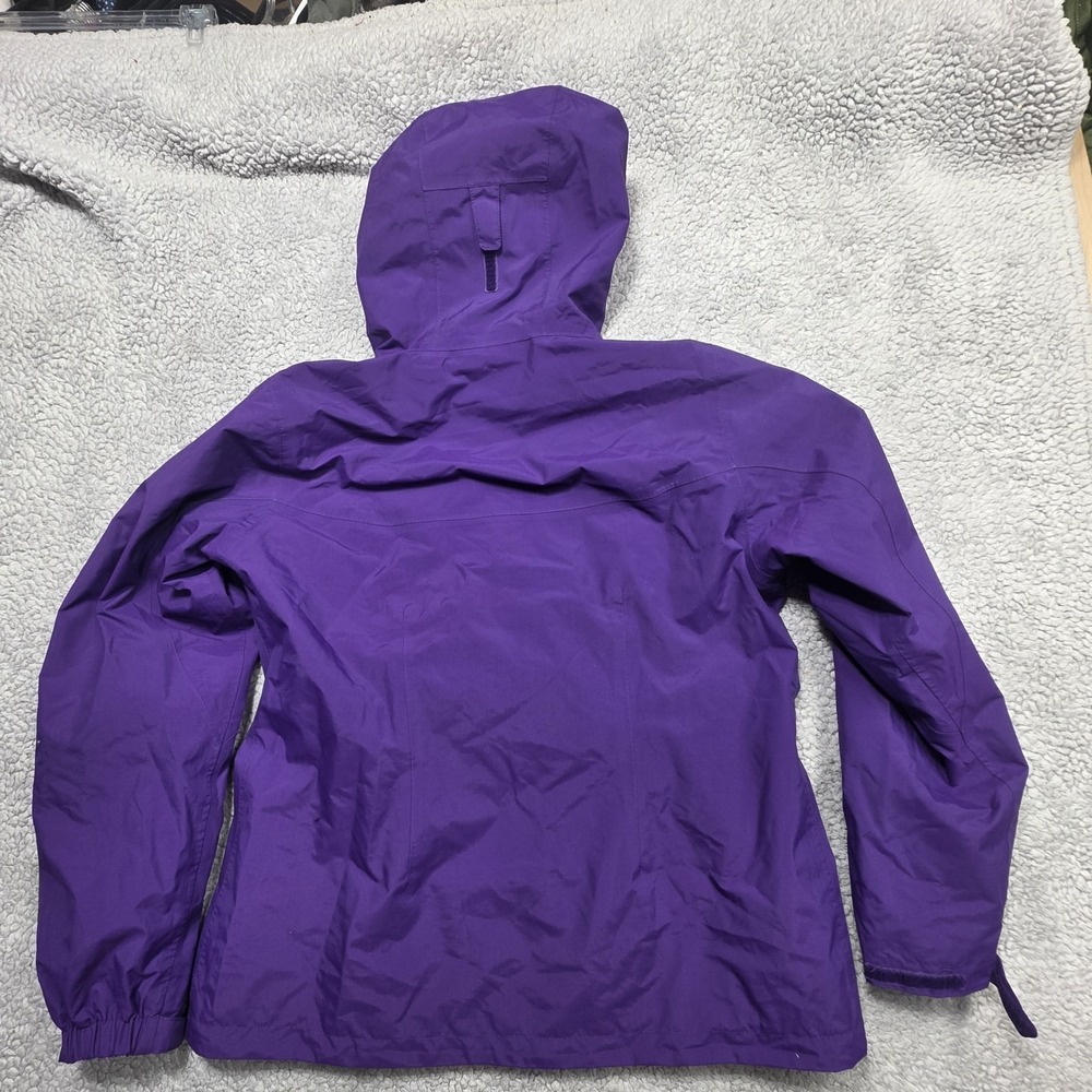 Women Marmot Lightweight Windbreaker Full‎ Zip Jacket Eize Large Purple Coat - Picture 8 of 11